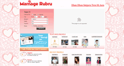 Desktop Screenshot of marriagerubru.com